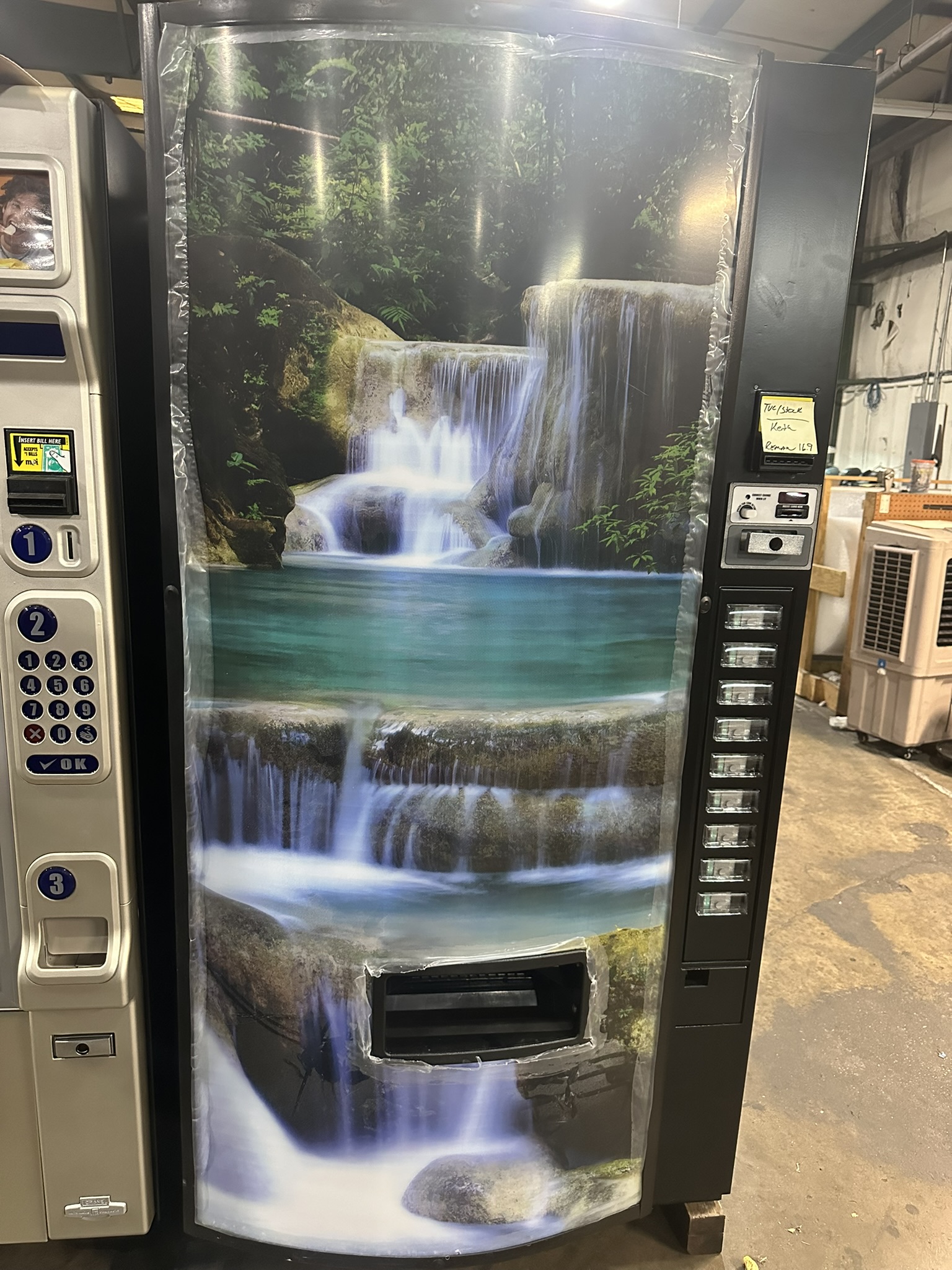 Dixie Narco 501E Remanufactured machine with rebuilt Bill Acceptor and Changer $1995.00